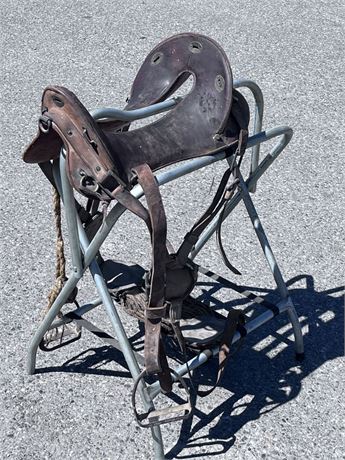 Antique 12" Maclellan Calvary Saddle