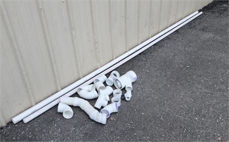 1" & 1¼" x 10' PVC Pipe & Assorted Fittings