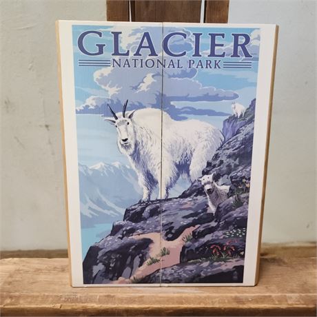 Glacier National Park Wall Decor - 9x12