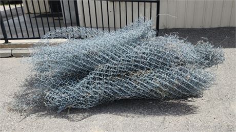5 Rolls of 6ft  Chain Link Fence - Length of Rolls unknown at this time