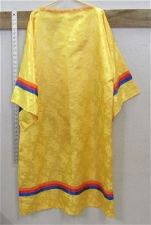 Native American Regalia Traditional Fancy Dance Ladies Yellow Ribbon Dress