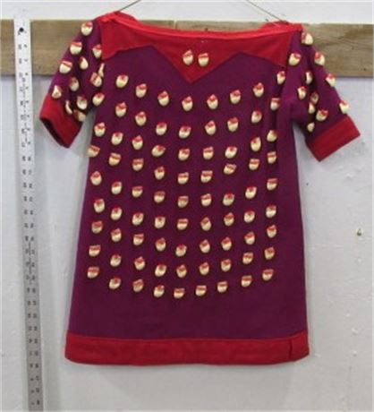 Native American Child's Faux Elk Tooth Dress