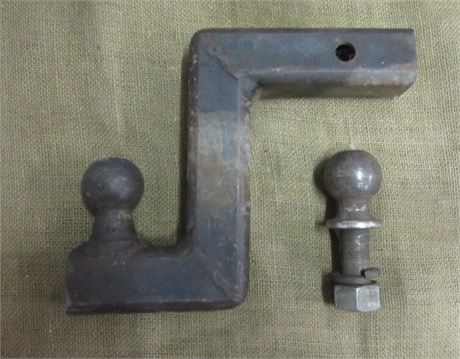 7" Drop Hitch and Ball and a 2" Ball