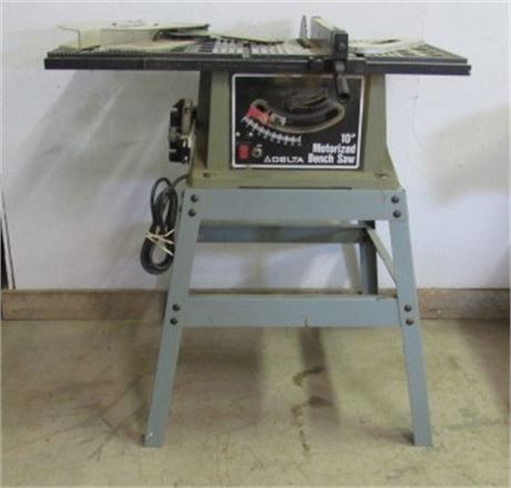 10" Delta Bench Table Saw w/ Stand