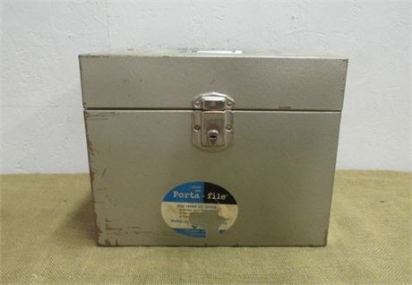 Steel File Box w/ Key