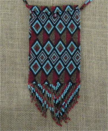 Native American Beaded Flat Purse