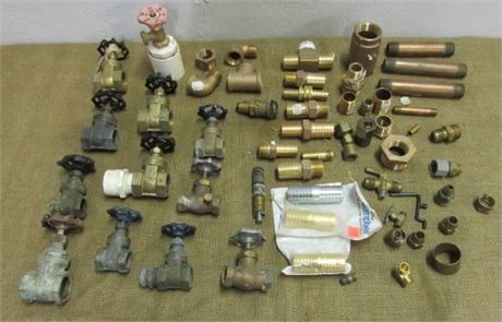 Brass and Copper Valves, Nipples, etc.