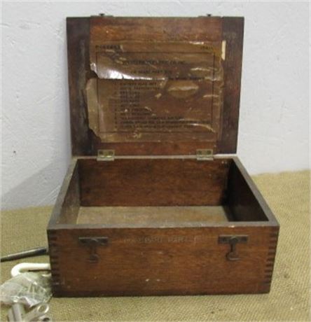 Antique Western Electric 1-A Spare Parts Box