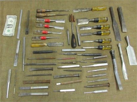 Collection of Chisels and Punches