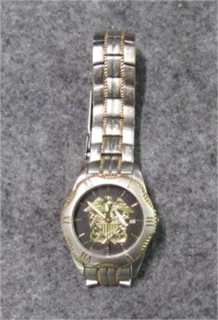 Men's USN Officers Insignia Watch