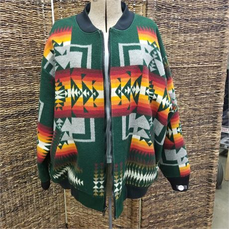 Wool Jacket (green multi)