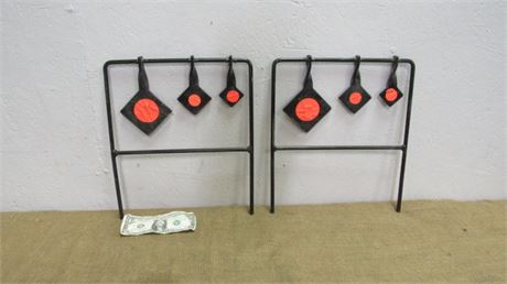 Pair of Metal Spinner Targets