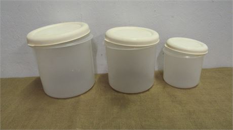 Large Nesting Plastic Canister Set