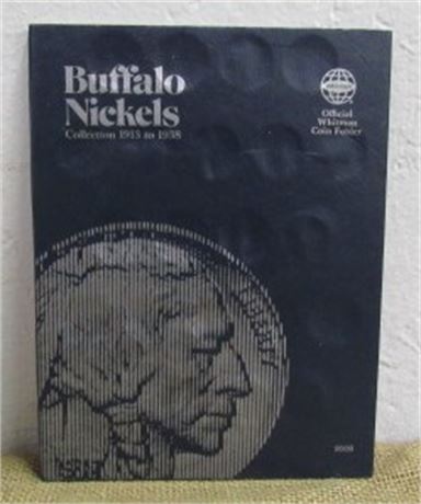 Buffalo Nickel Collection Book with 28 Coins