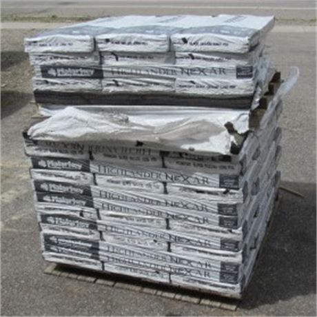 63 Bundles of Midnight Black Asphalt Shingles