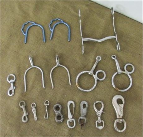 Assorted Misc Tack Hardware, Spurs