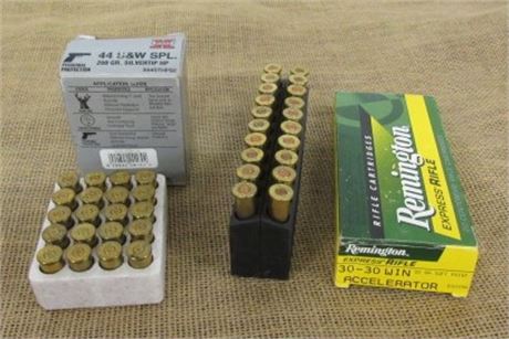 30-30 Brass and 44 S&W Brass, 20 Rounds Each