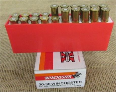 11 Rounds 30-30 Ammo w/ 9 Rounds Brass