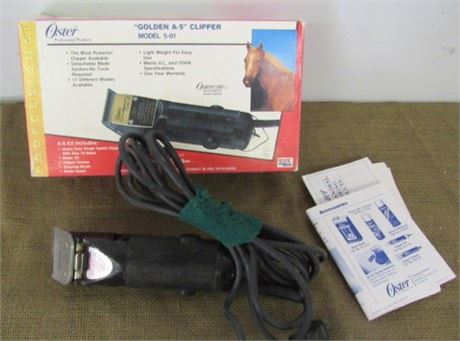 Horse Groomer Clipper w/ Manual