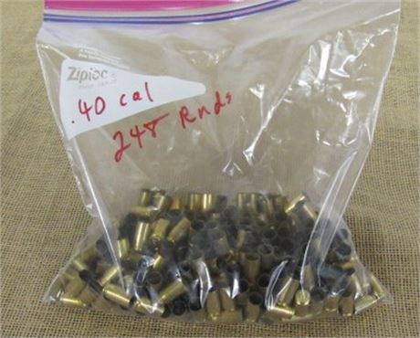 .40 Cal Brass, 248 Rounds