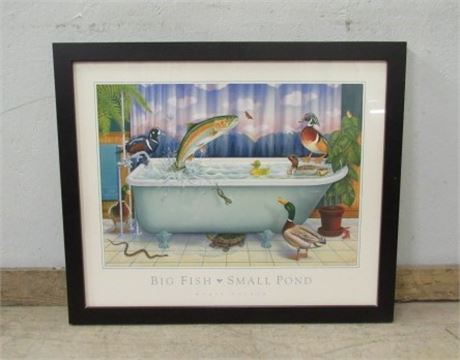 'Big Fish Small Pond' Print by Monte Dolack