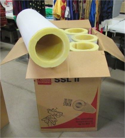 7"x1 1/2" Rigid Pipe Insulation - 6 pieces