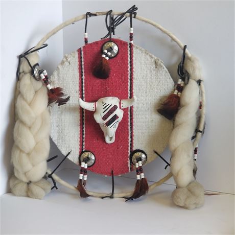 Dream Catcher Wall Decor w/ Steer Head