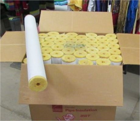 5/8"x1 1/2" Rigid Pipe Insulation - 40 pieces