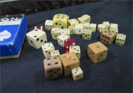 30 Various Sizes and Ages Dice