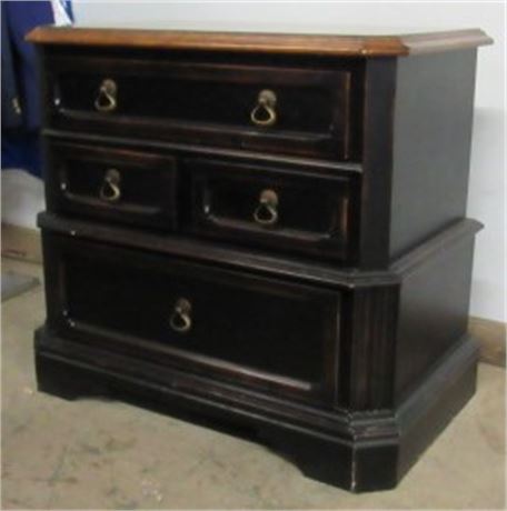 Heavy Three Drawer Nightstand - Matches Lot #s 426,452,461,499