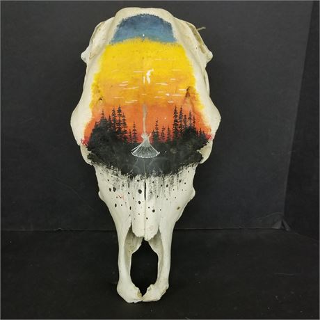 Painted Skull