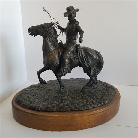 1974 Bill Rains Bronze "Movin on Out"  Limited Edition 15/50