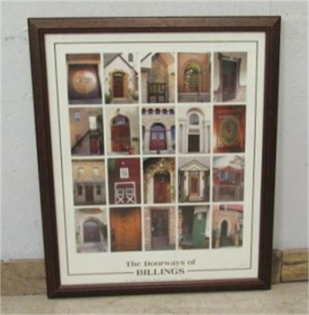 Doorways Of Billings Framed Print #387/600