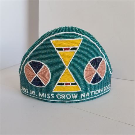 Jr Miss Crow Nation Beaded Crown