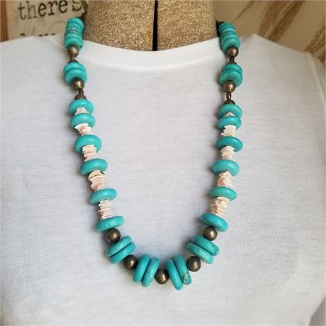 Turquoise Beaded Necklace