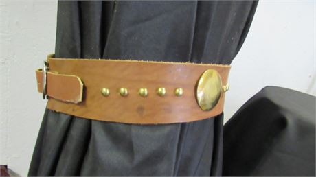 Leather Conch Belt