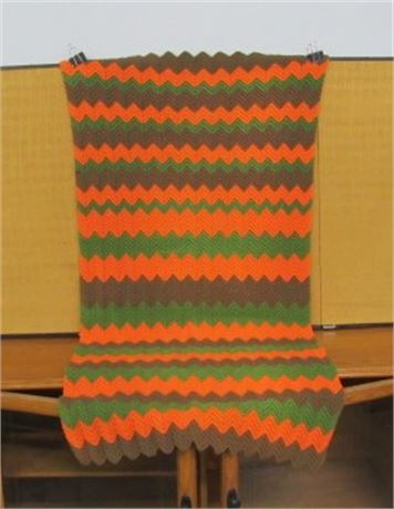 Nice Handmade Crocheted Afghan