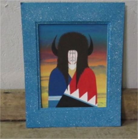 Matted Original Native American Art