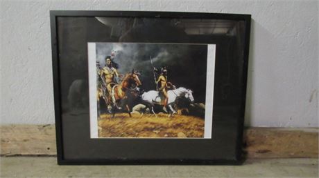 Framed Native American Print