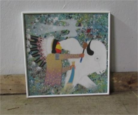 Framed Original Native American Art