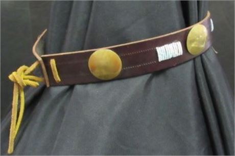 Leather Conch Belt