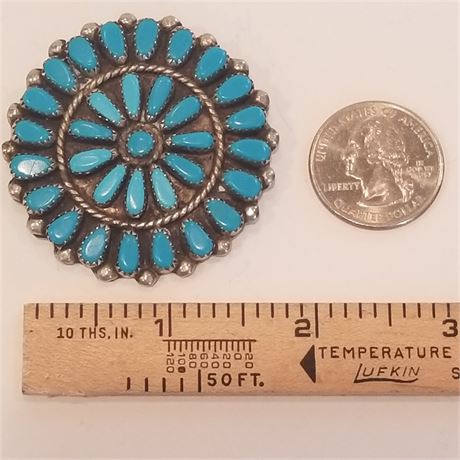 Turquoise Brooch