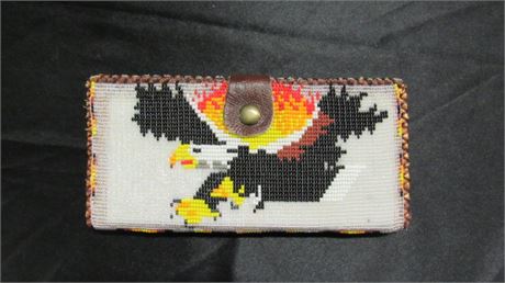 Beaded Snap Wallet