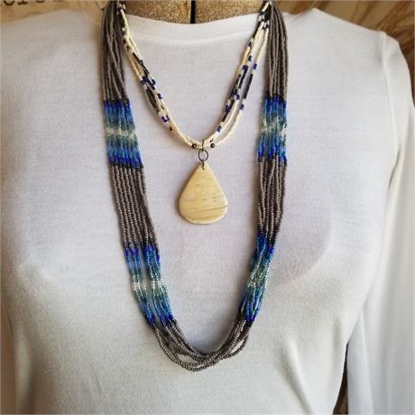 Pair of Beaded Necklaces