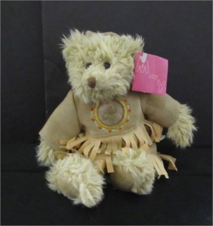 Small Stuffed 'Sacajewea' Bear with Papoose