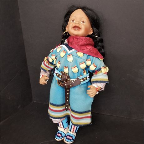 Historically Correct Native American Crow Doll