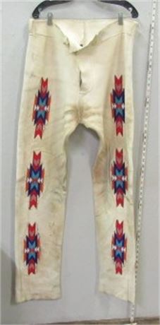 Beaded Buckskin Trousers