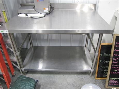 Stainless Steel Table (711 Blackhawk St. Billings)