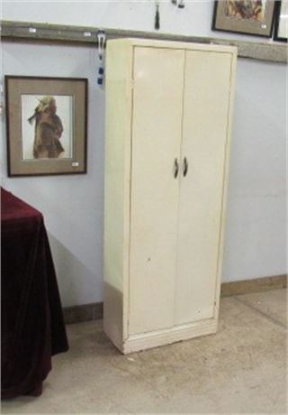 Vintage Metal Utility Cabinet - 24x12x65