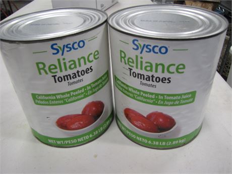 2 Cans of Sysco Tomatoes (711 Blackhawk St. Billings)